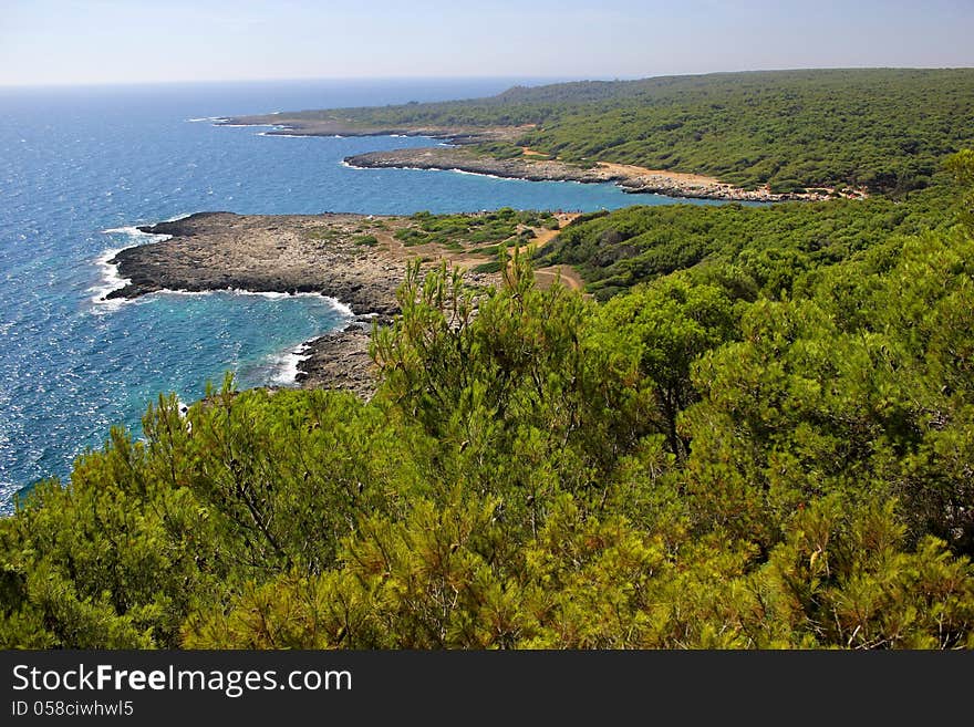 Beautiful landscape of one of the many beaches of Sardinia. Beautiful landscape of one of the many beaches of Sardinia.