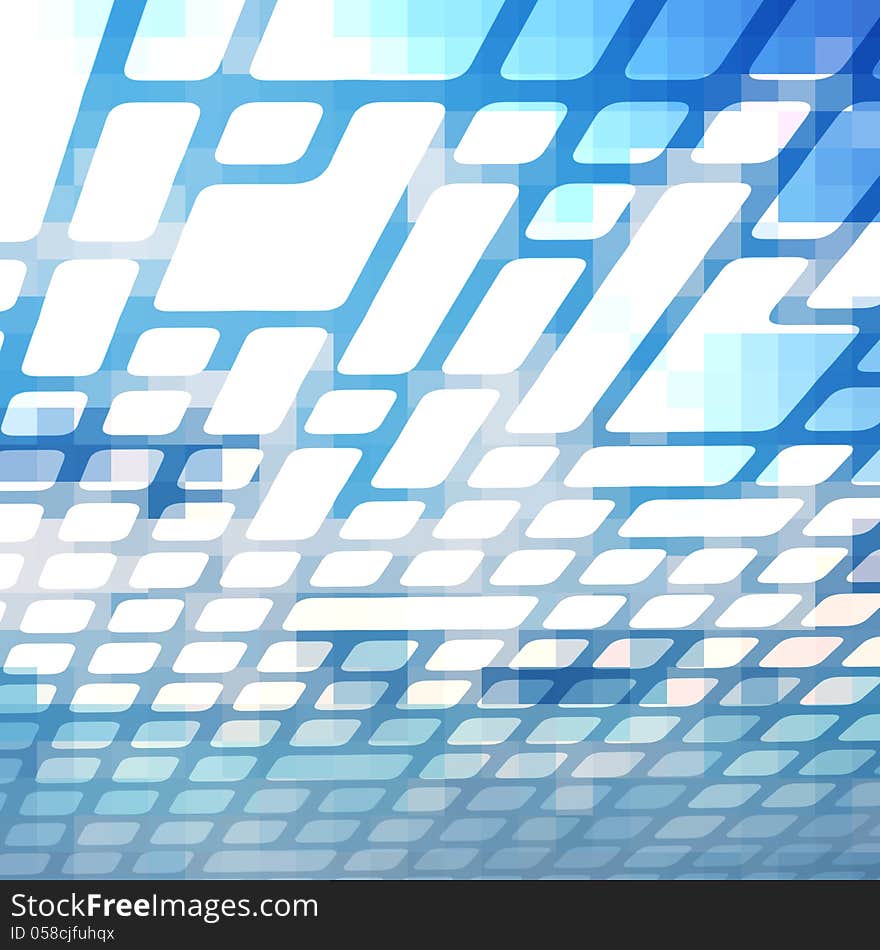 Abstract futuristic mosaic, geometric background. Abstract futuristic mosaic, geometric background