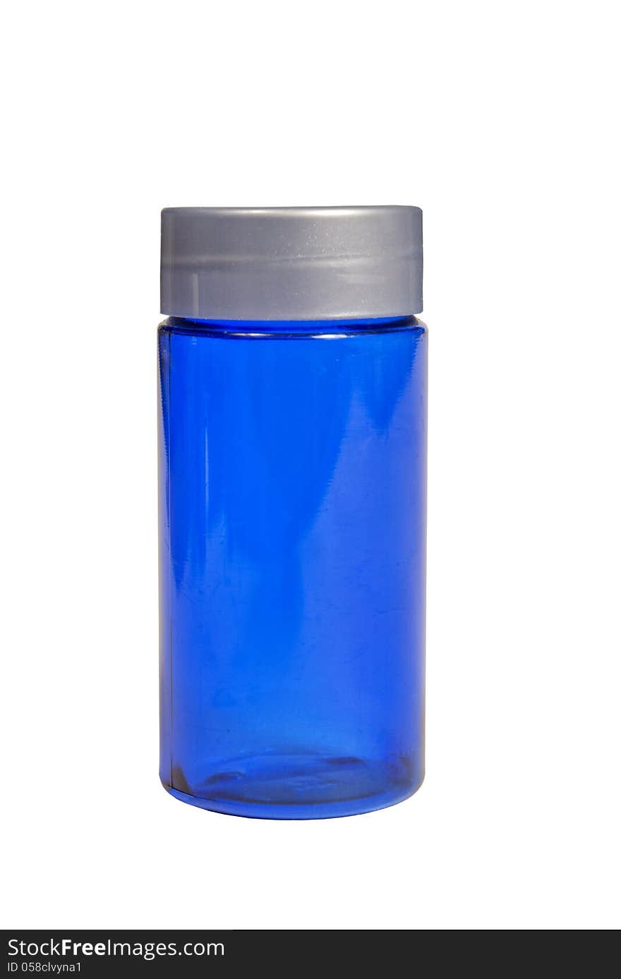 Blue Bottle Isolated XXXL