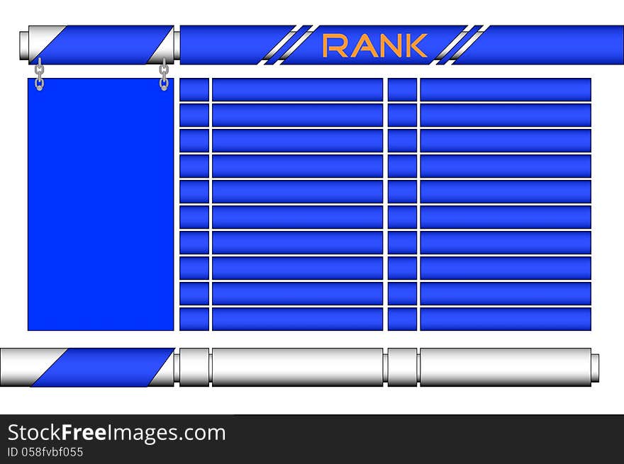 Model to draft ranking ready for use. Ideal for sport infographics or presentations. This is blue version. Ready to use with your background. Model to draft ranking ready for use. Ideal for sport infographics or presentations. This is blue version. Ready to use with your background.