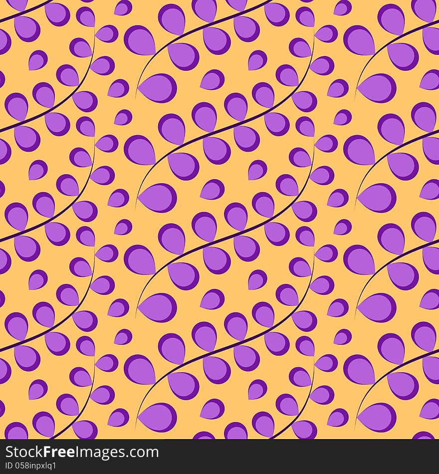 Abstract seamless floral texture