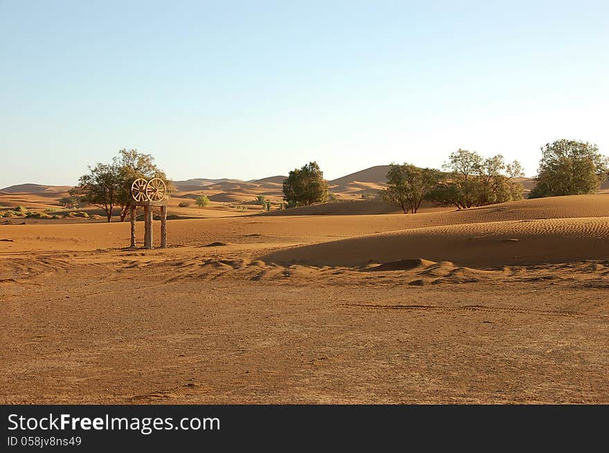 Sand Dunes of Erg Chebbi in the Sahara Desert, Morocco