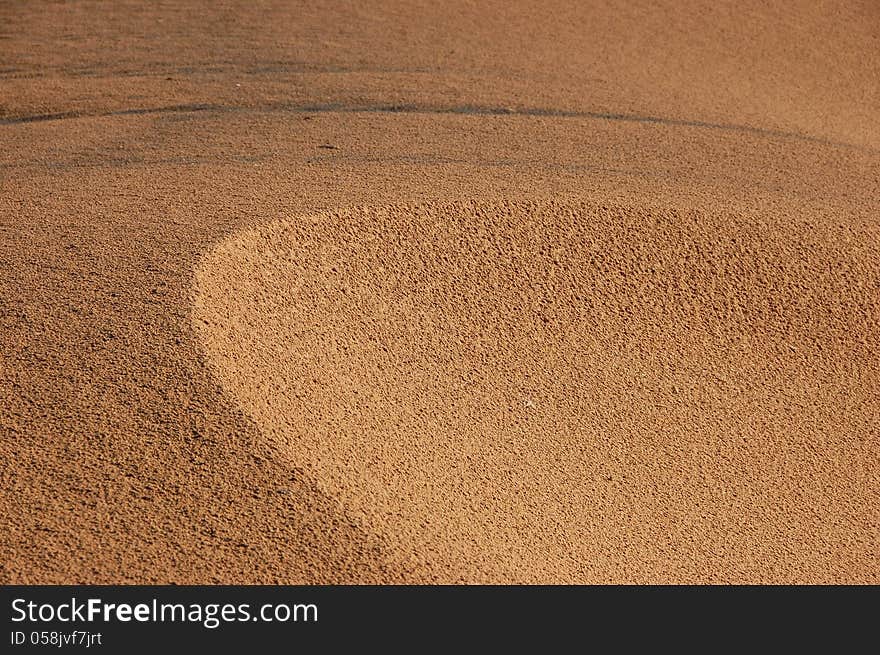 Wet Sand Dune of Erg Chebbi in the Sahara Desert, Morocco. Wet Sand Dune of Erg Chebbi in the Sahara Desert, Morocco