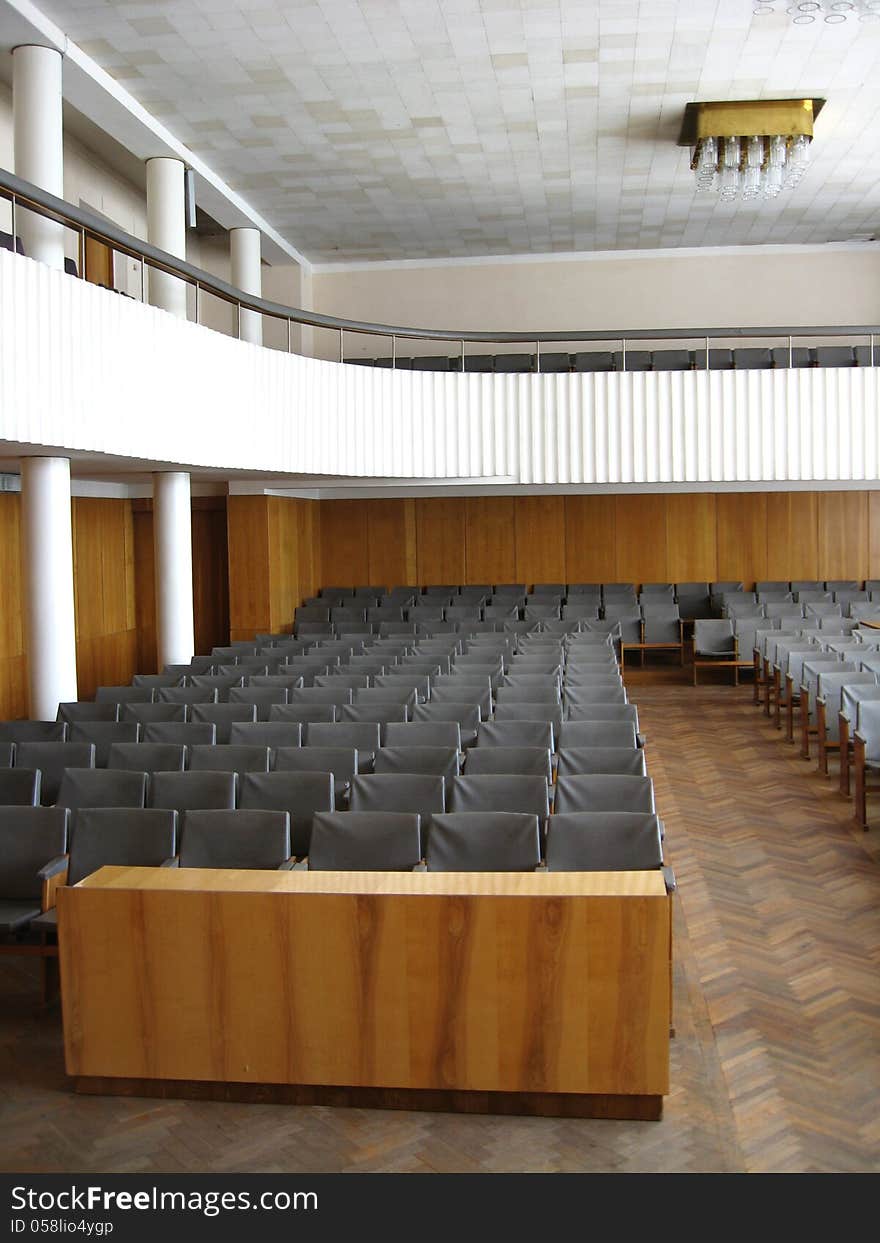 Conference Room With Dark Chairs