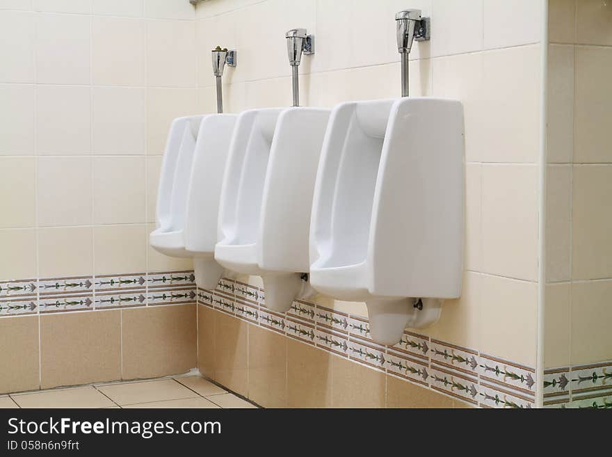 Public urinals