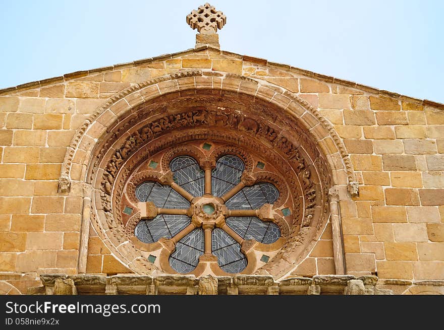 Church Window At Soria