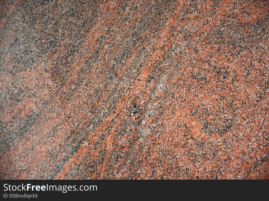 Red marble.