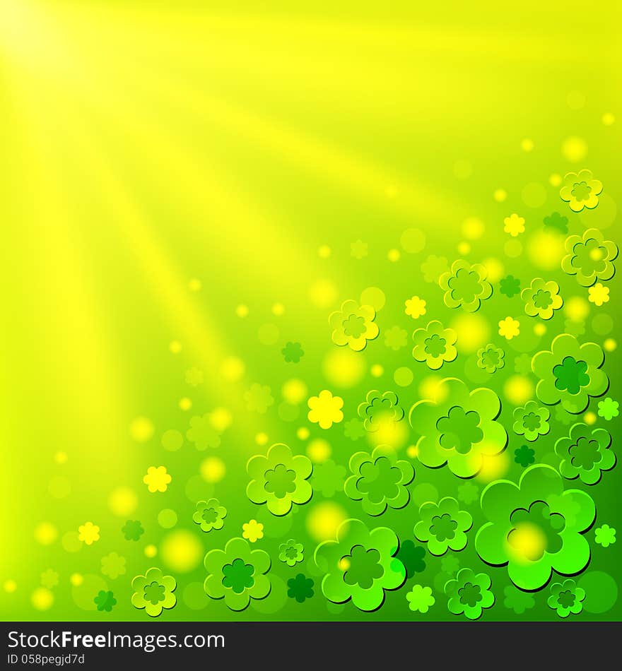 Vector illustration - spring floral background. EPS 10. RGB. Created using transparency and blending modes. Vector illustration - spring floral background. EPS 10. RGB. Created using transparency and blending modes.