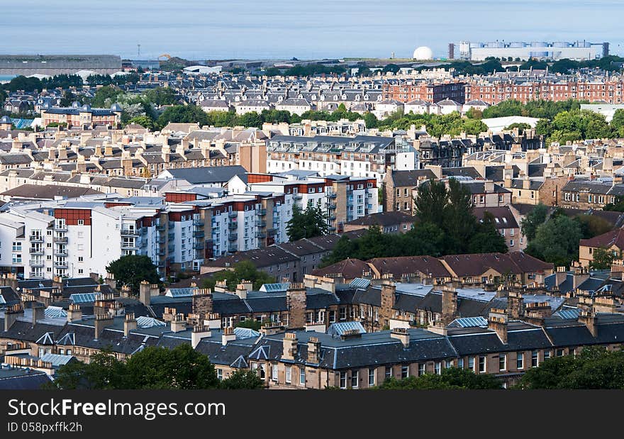 Cityscape of Edinburgh, Scotland