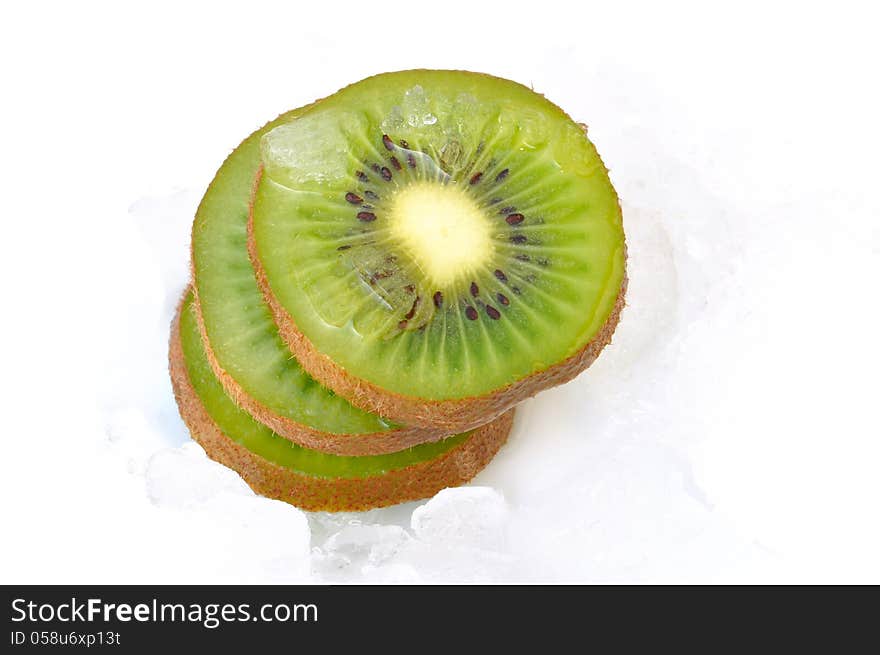 Sliced kiwi