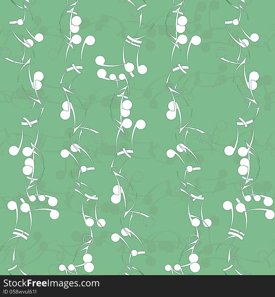 Music chain link note sound texture. Seamless vector background. Fabric design element. Music chain link note sound texture. Seamless vector background. Fabric design element.