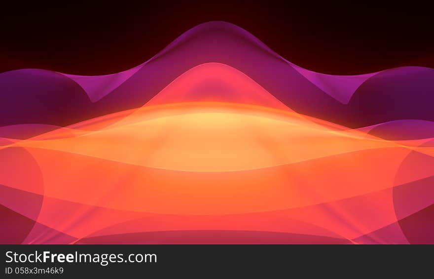 3d design. Abstract background and different colors