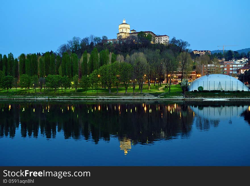 Turin river Po. Italy. Turin river Po. Italy.