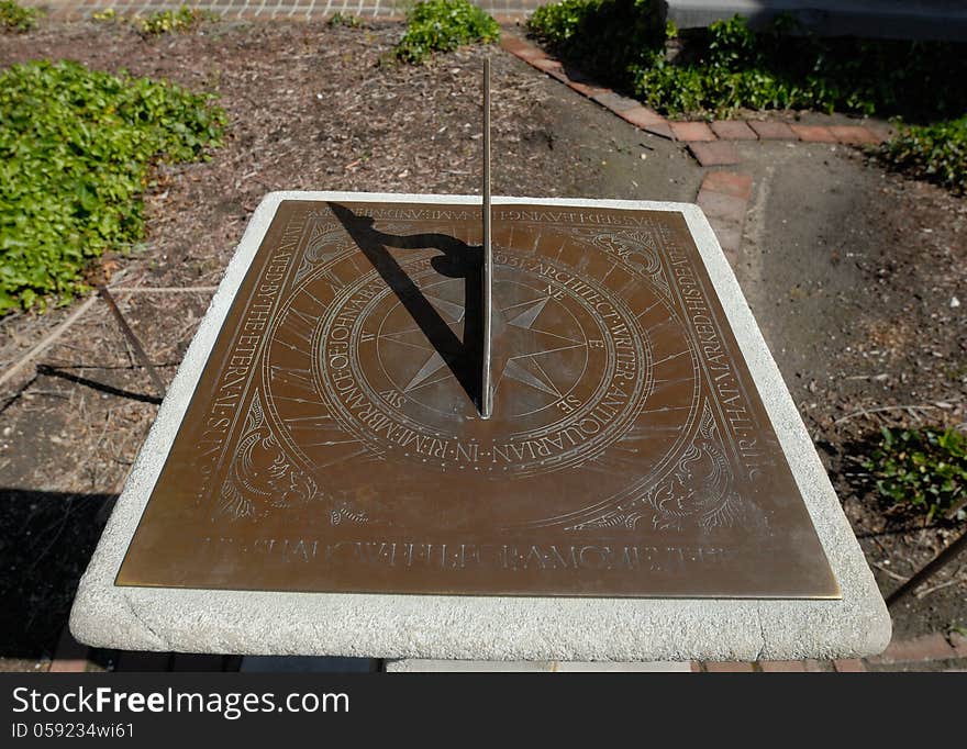 Bruton Parish Church Sundial