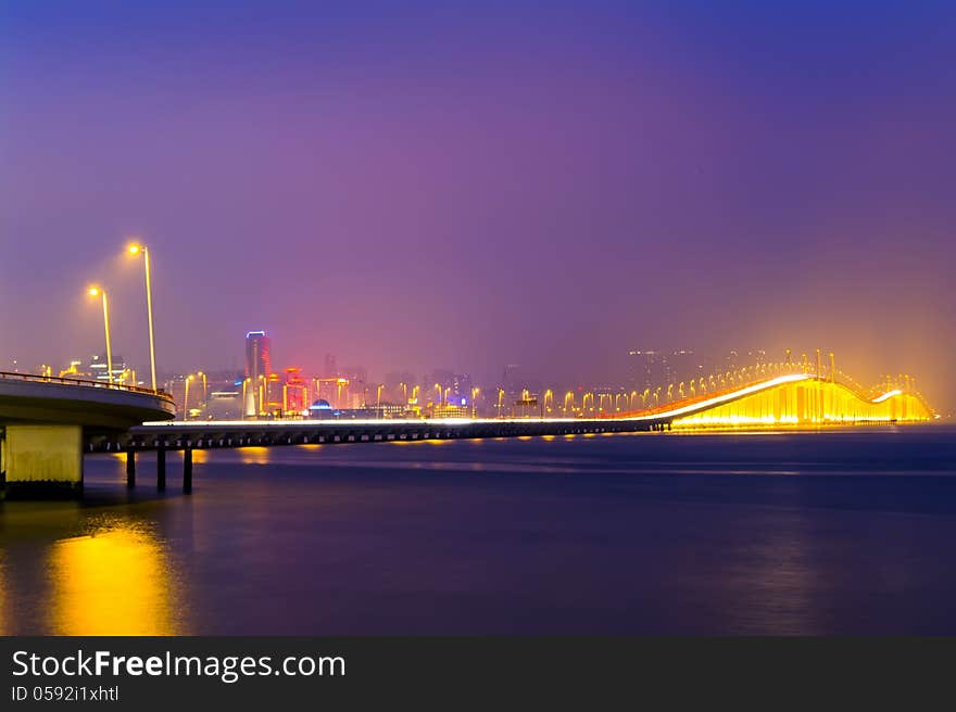 Friendship Bridge. Macau.