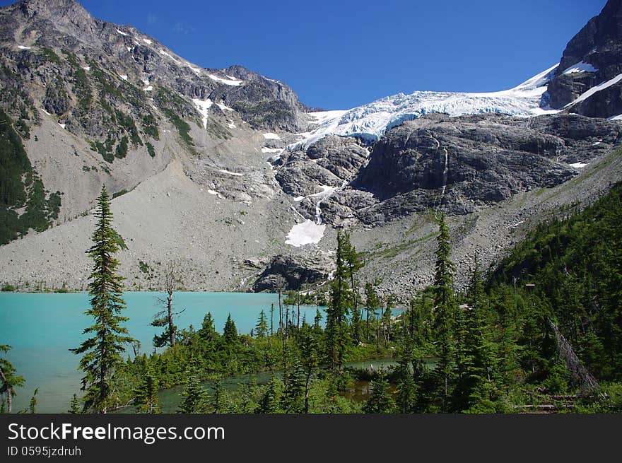 Joffre Lakes Provincial Park near Pemberton, BC, Canada