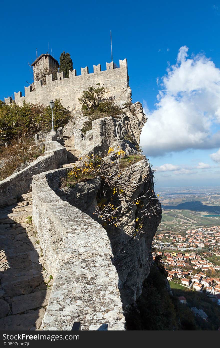 Castle in San Marino