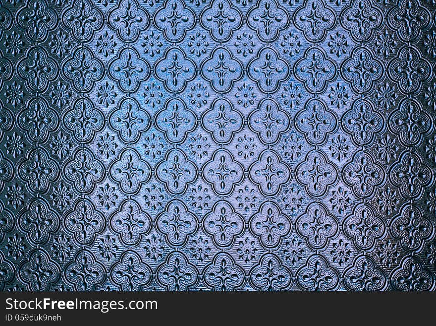 Old Blue Glass Tiles Texture. Old Blue Glass Tiles Texture