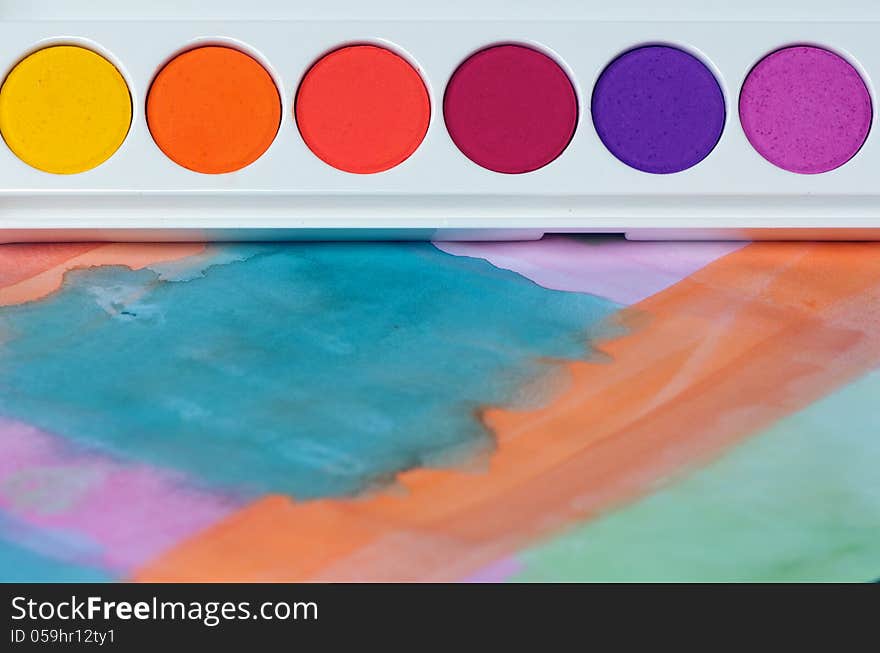 Watercolour palette