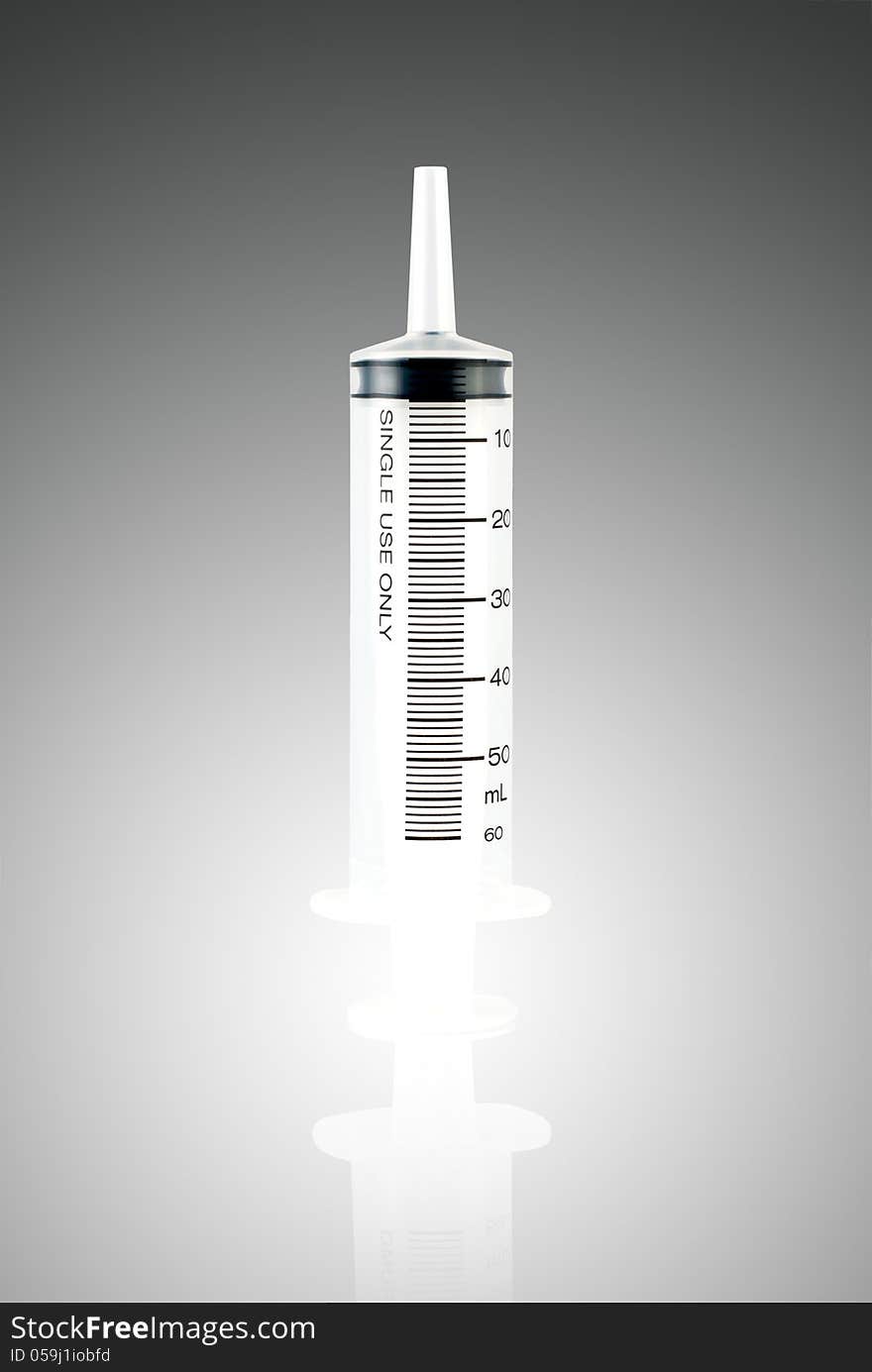 Single Plastic Syringe