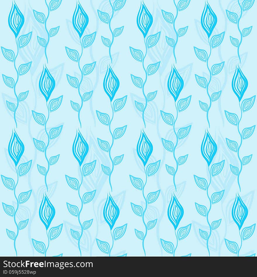 Flowers seamless pattern