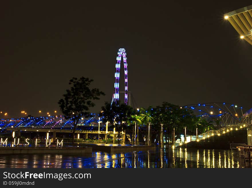 Singapore flyer that biggest in the world. Singapore flyer that biggest in the world