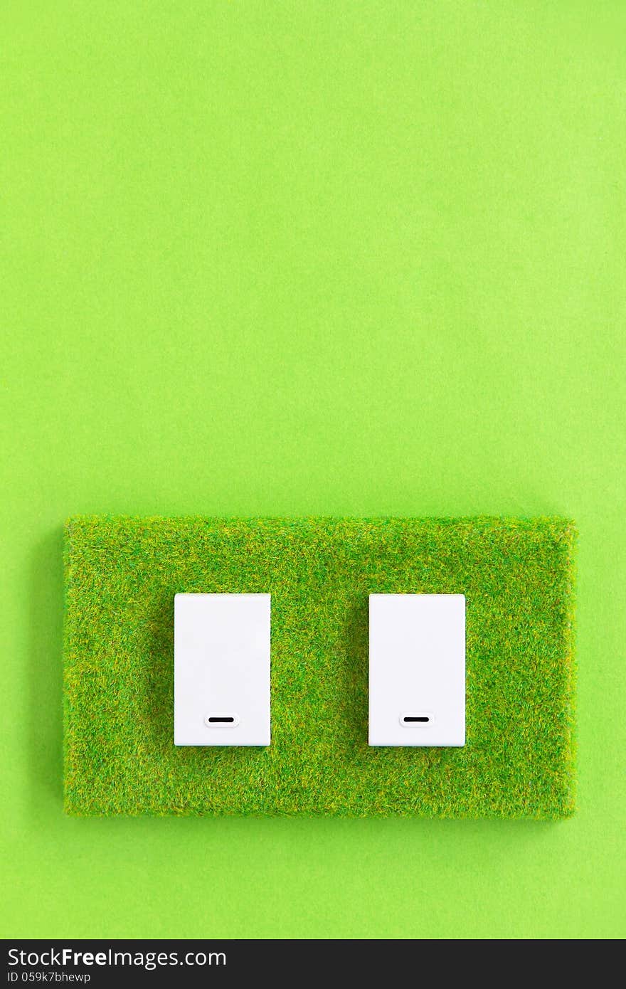 Eco switch,save energy concept