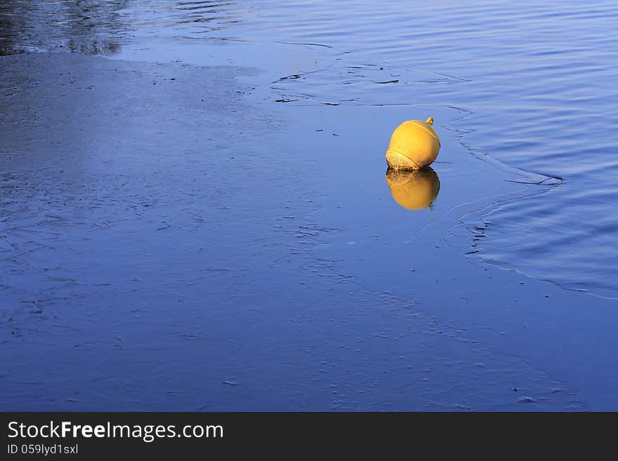 Yellow buoy