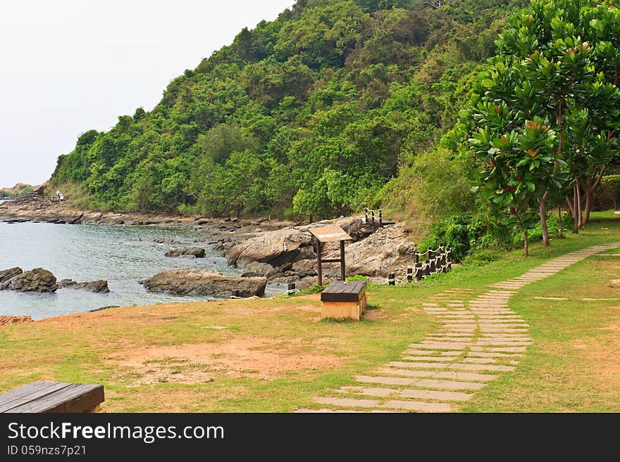 Beautiful Tropical Beach In National Park Rayong , Thailand