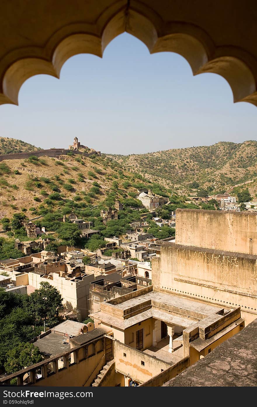 Amber Fort in jaipur in rajasthan state in india