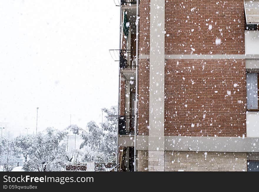 Snow In La Spezia