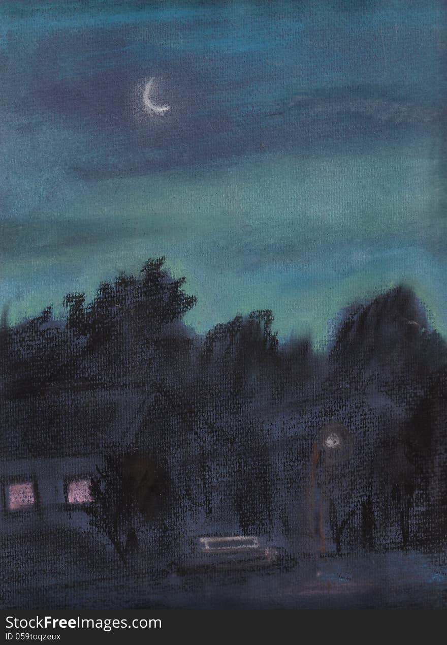 Night landscape