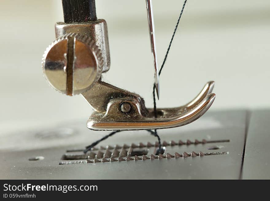 Old Sewing Machine - macro .