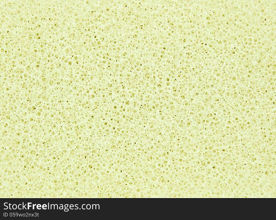 Abstract yellow sponge texture for background