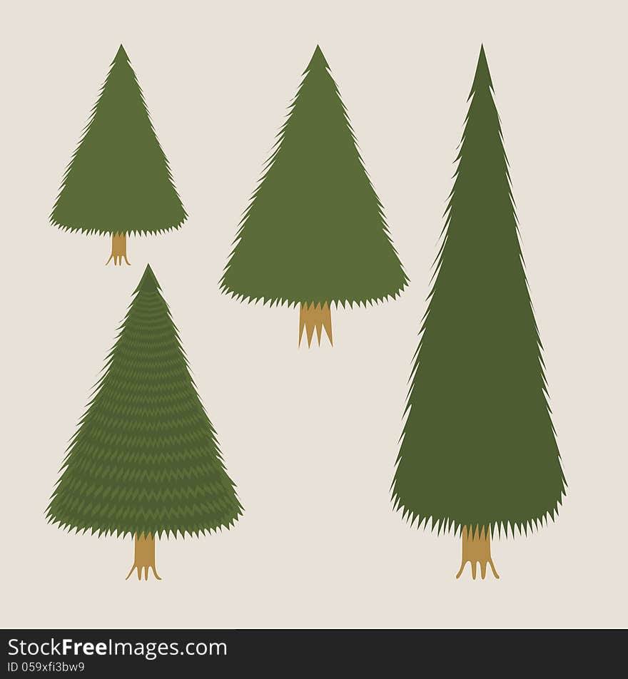 Various Fir-trees