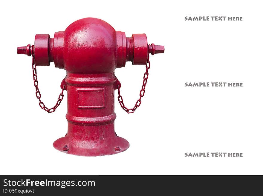 Fire Hydrant On White Background