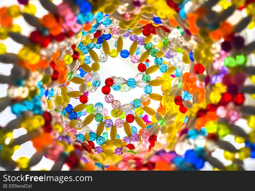 Colored beads