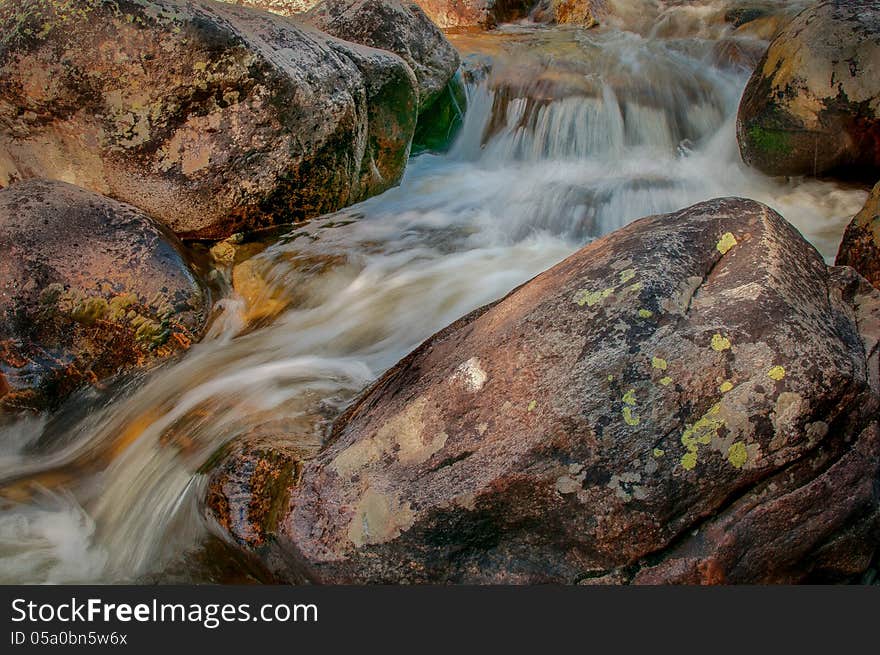 This waterfall is at Fish Creek in Steamboat Springs CO. This waterfall is at Fish Creek in Steamboat Springs CO