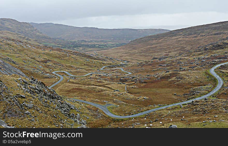 The Healy Pass on the Cork/Kerry border,Ireland