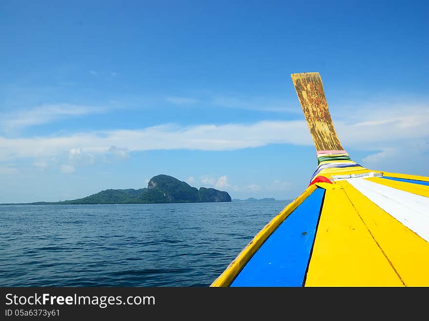 Let's go to the island by boat In the south of Thailand. Let's go to the island by boat In the south of Thailand