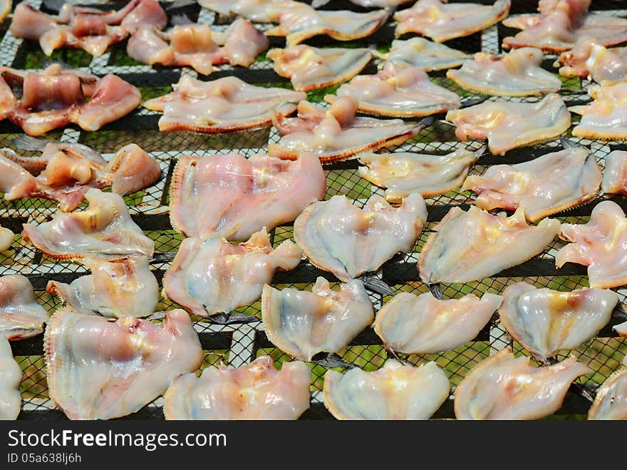 Fish dryer method in Thailand