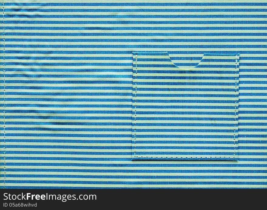 Dirty fabric with blue and white line background