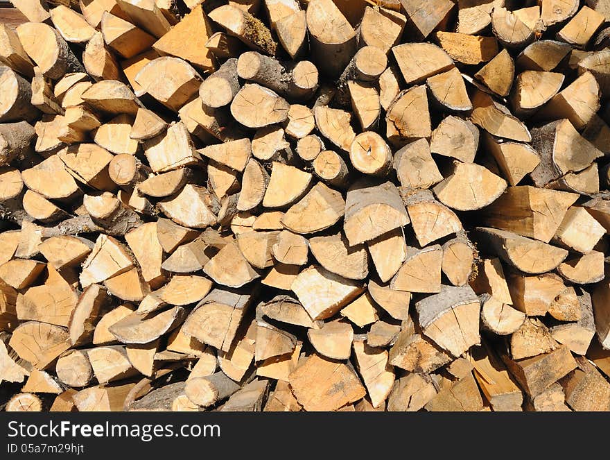 Pile of wood