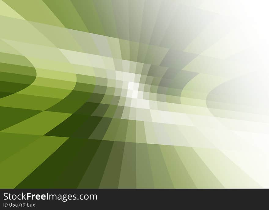 Geometrical green background