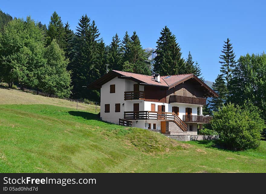 Country house in Alpine village