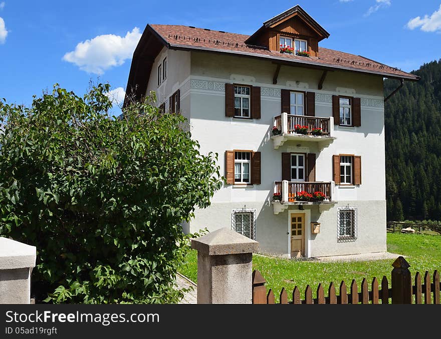 House in countryside