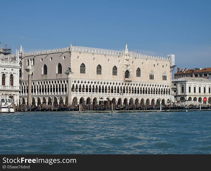 View Venice Doge's Palace, Italy. View Venice Doge's Palace, Italy