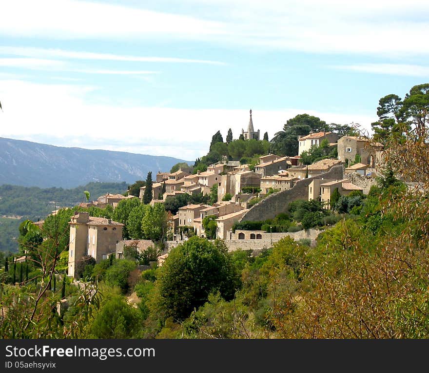 Bonnieux village in Provence, France