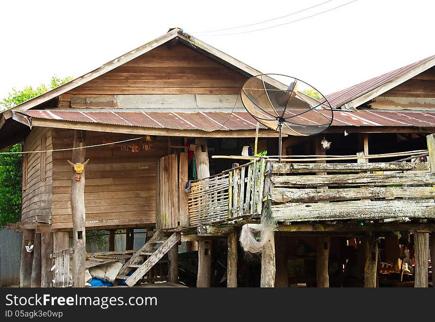 House in the northern Thailand. House in the northern Thailand.