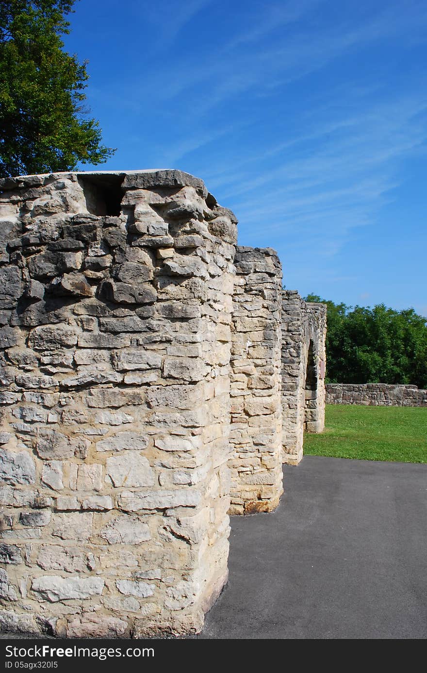 Ruin castle lauterberg franconia bavaria germany